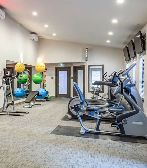 Fitness Center at Brackett Apartments, Edmonds, WA, 98020