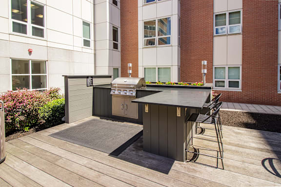 Grilling Station at The Amelia in Quincy, MA 02169