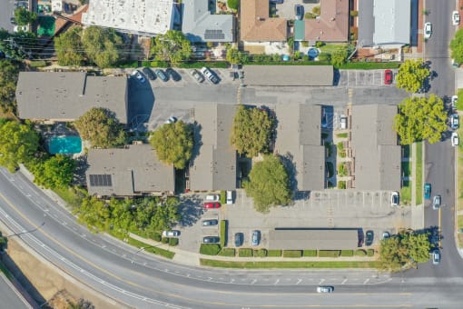 Drone aerial view