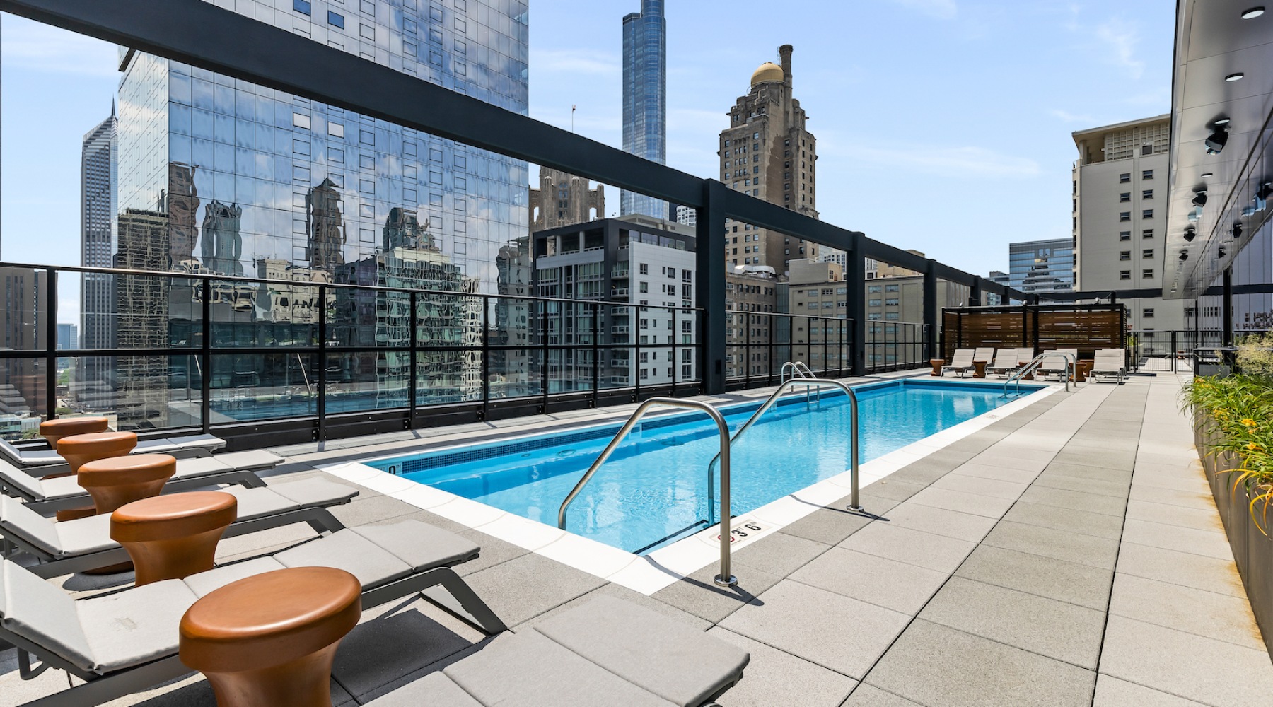 outdoor pool with views