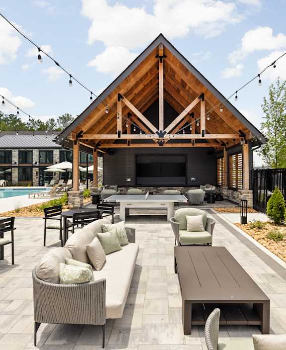 Outdoor space at The Pullman Luxury Apartments, Atlanta, GA, 30349
