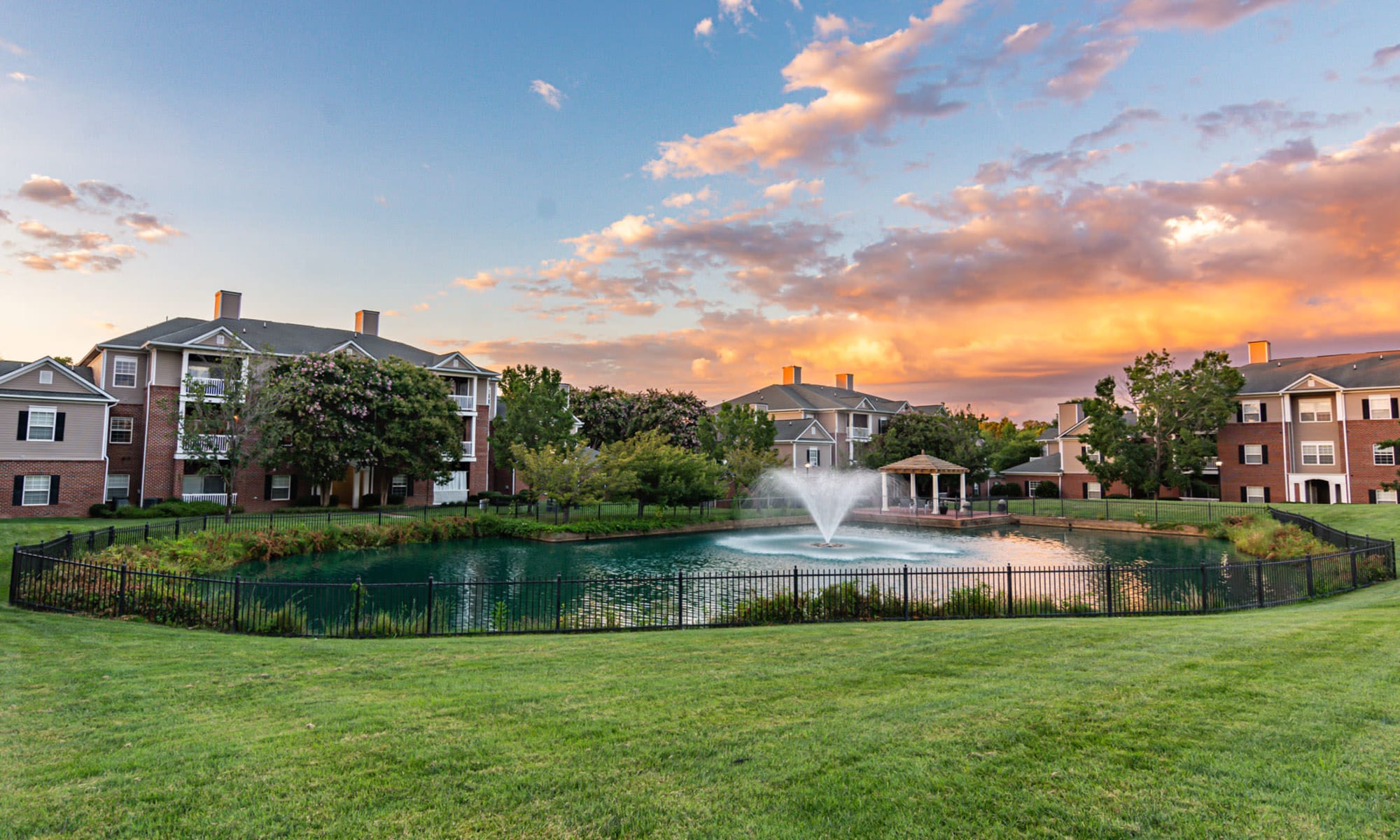 Beautiful exterior at The Belvedere in North Chesterfield, Virginia