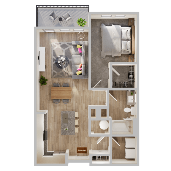1 bedroom 1 bathroom at AlfaCharlie