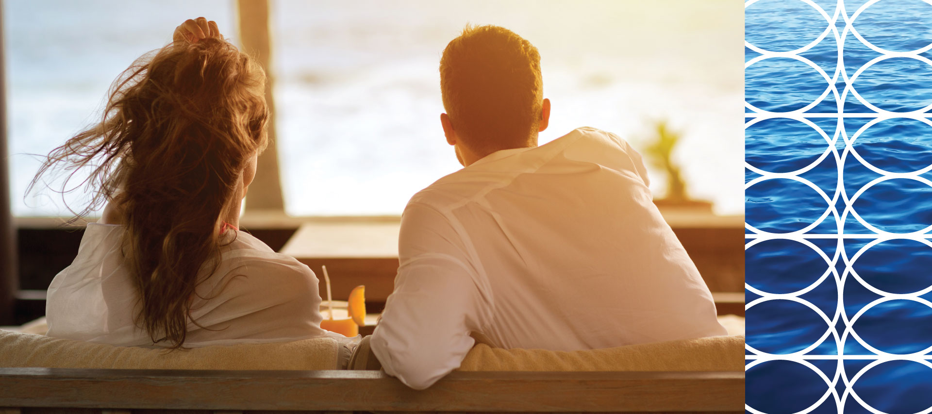 Couple sitting on couch
