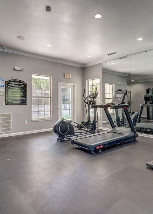 Fitness center at Parkway Grand in Decatur, Georgia