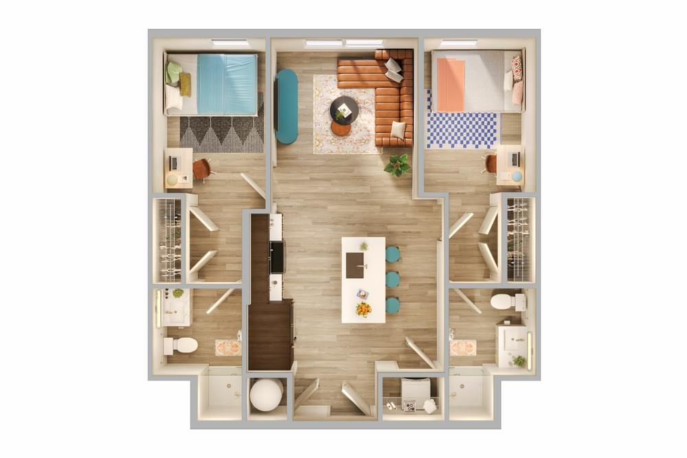 Image of 2BR/2BA - B1