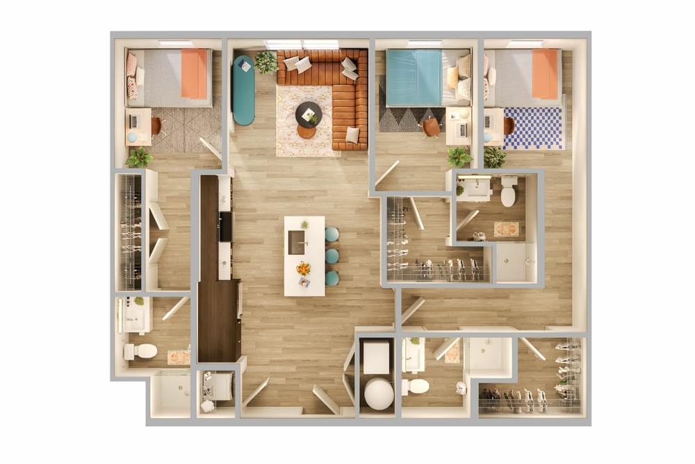 Image of 3BR/3BA - C1