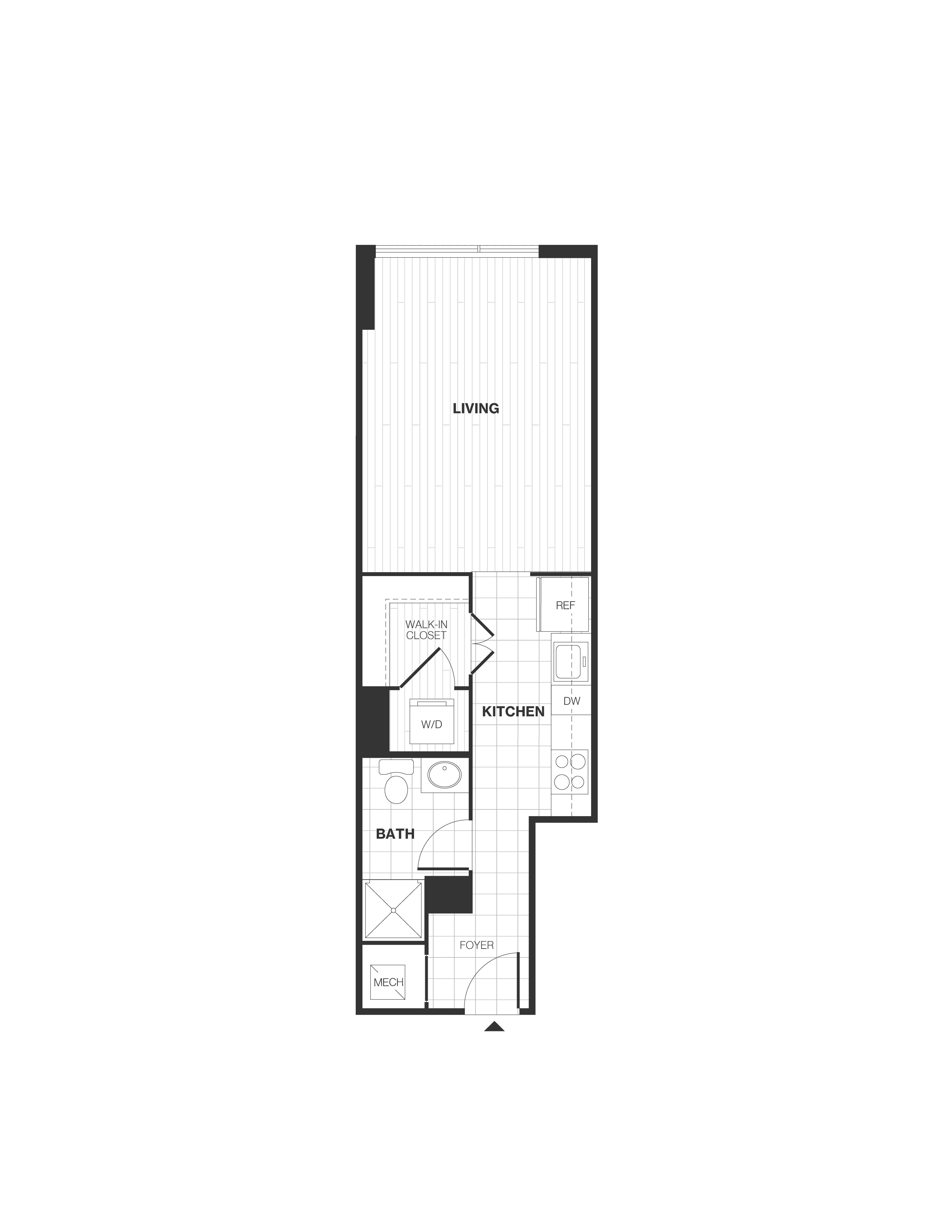 Apartment 1009 floorplan