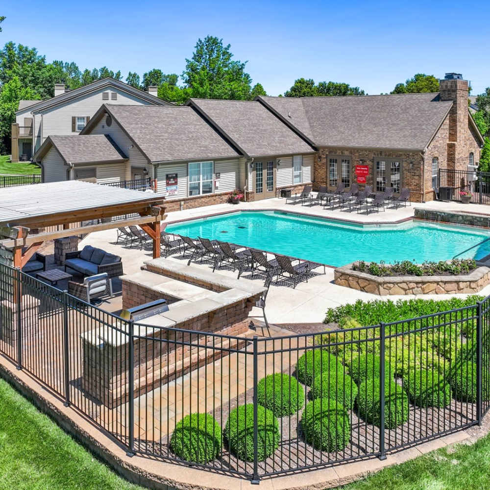 Pool at Prairie Point Luxury Apartments in O'Fallon. MO