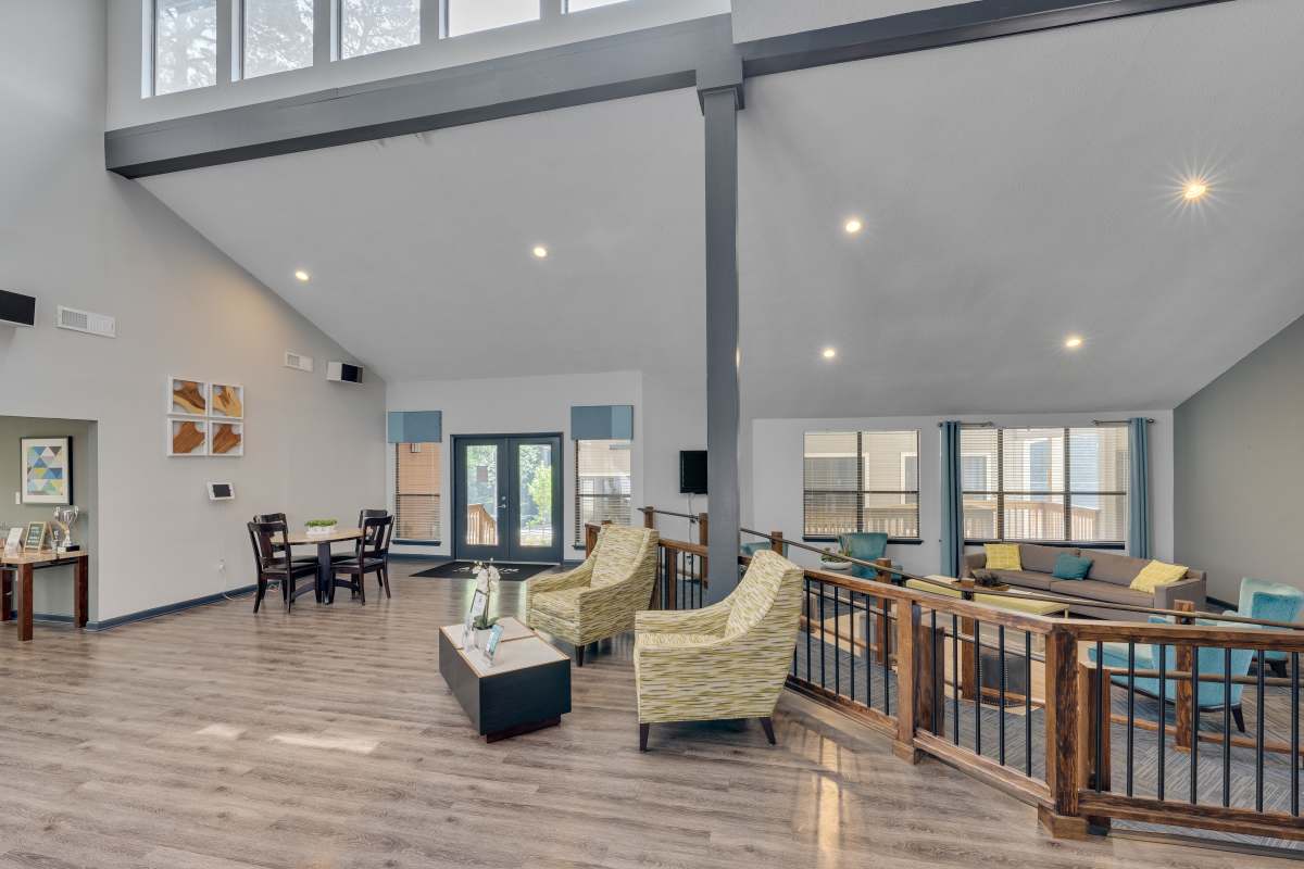 Clubhouse at The Retreat at Lake Johnson Apartments, Raleigh, North Carolina