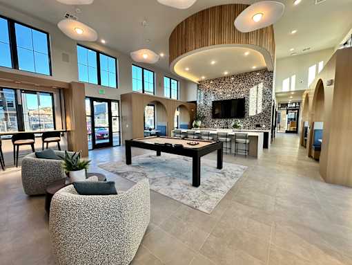 Community Lounge at Switch Luxury Apartments, Colorado Springs, 80921