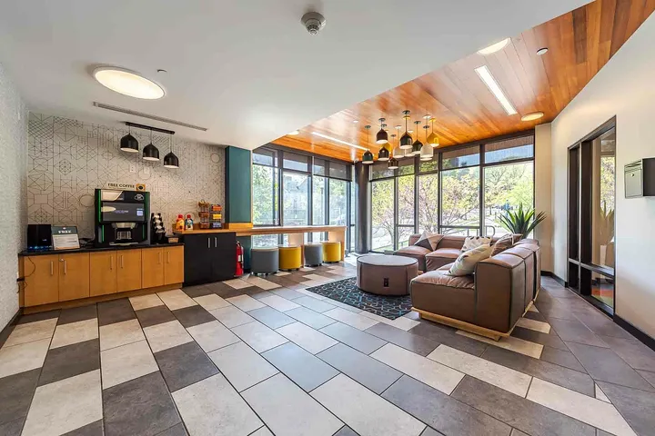 coffee machine and lounge