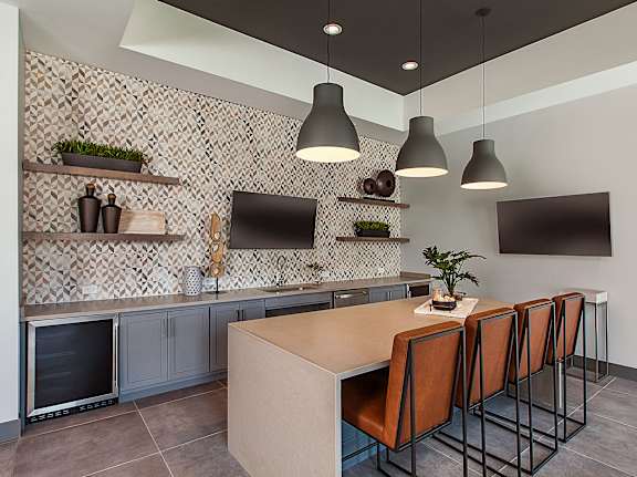 Clubhouse offering a modern kitchen for the community