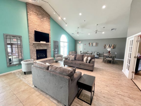 Clubhouse With Kitchen at at Hawthorne Properties in Lafayette, IN 47905