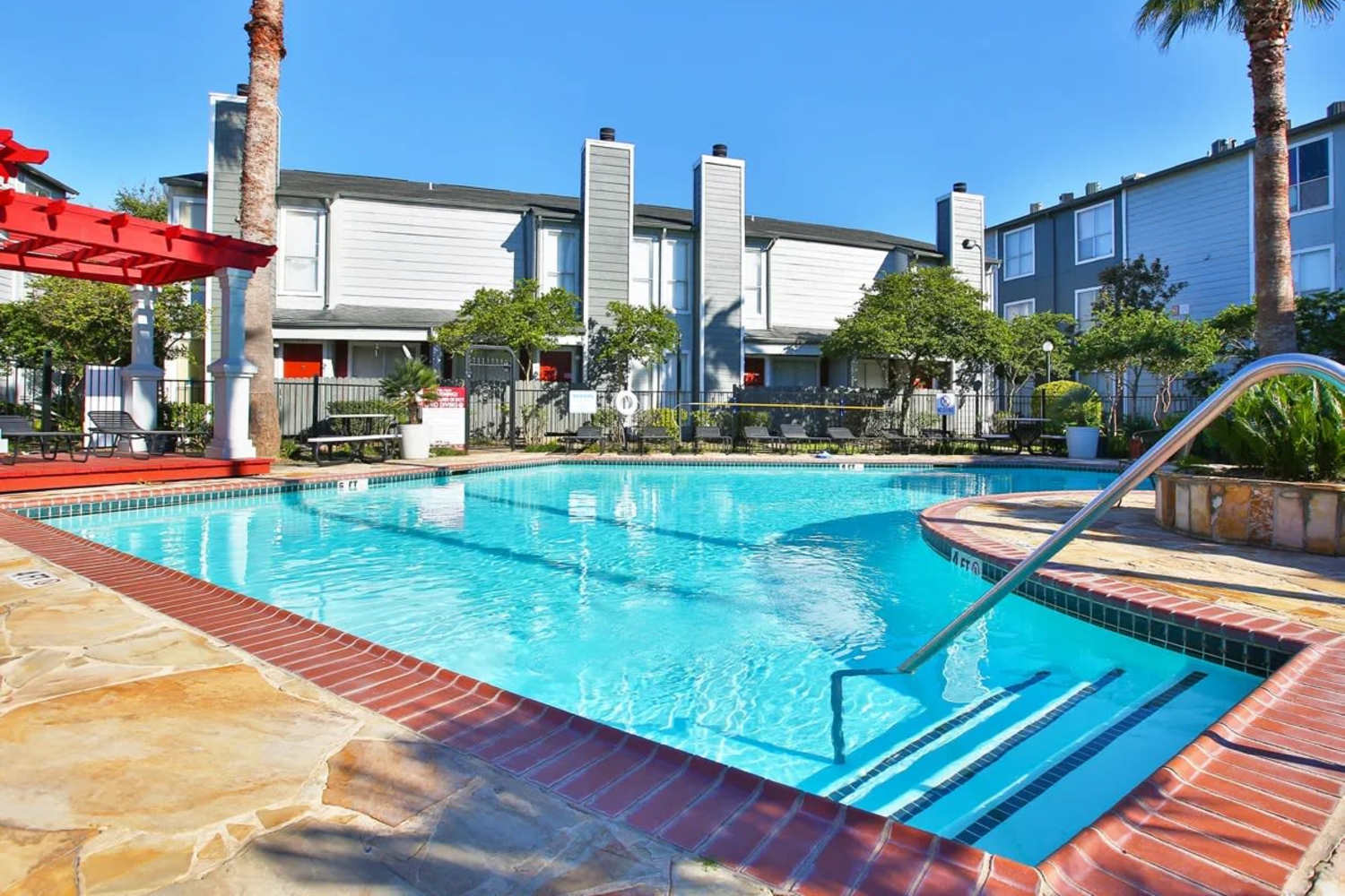Swimming pool view at The One at 5959 in Houston, Texas