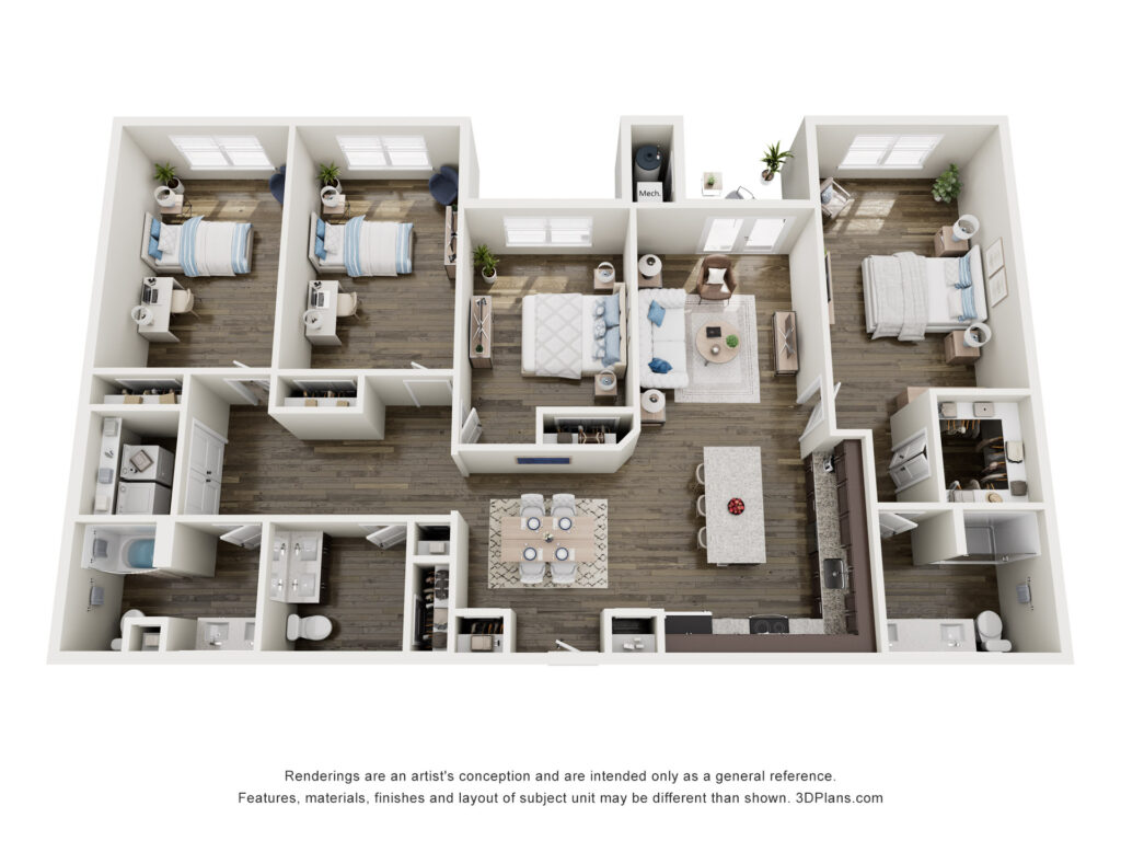 D1 Floor Plan at The Jasper