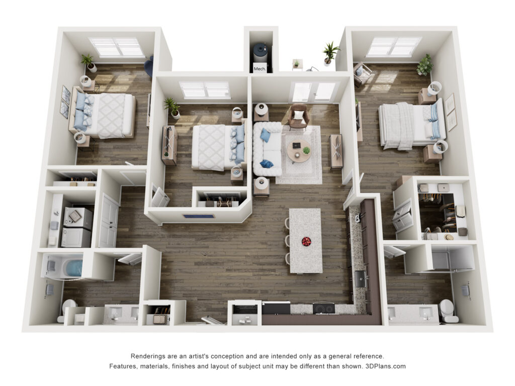 C1 Floor Plan at The Jasper