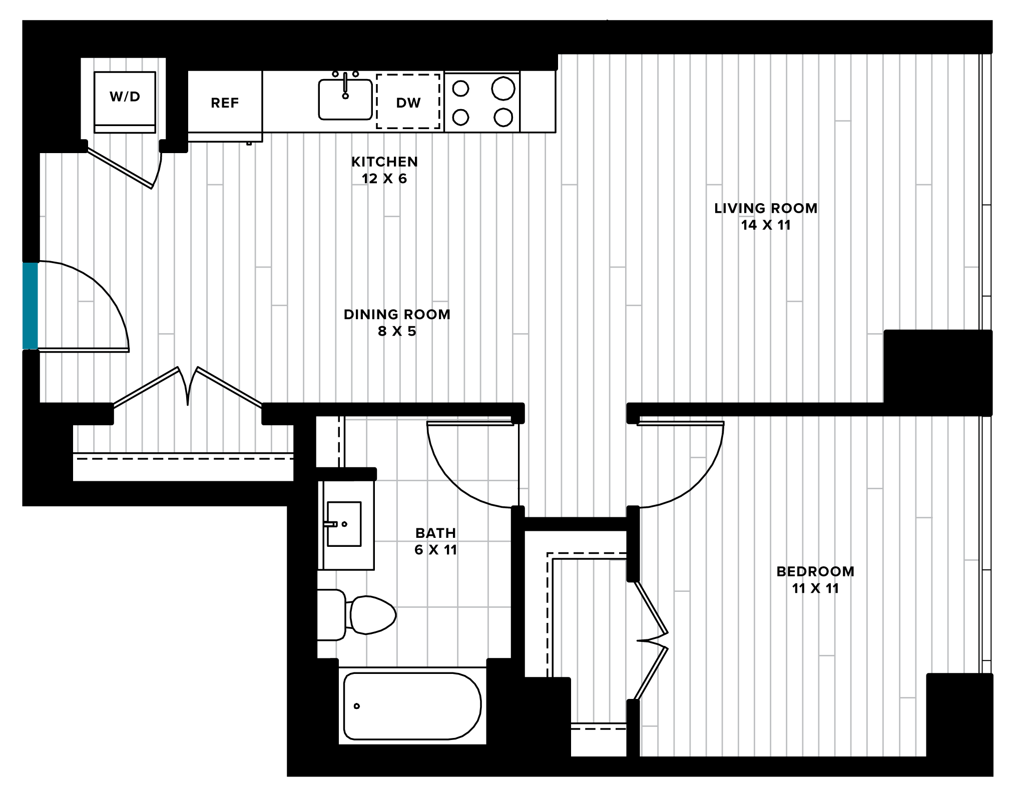 floorplan image of unit 1003