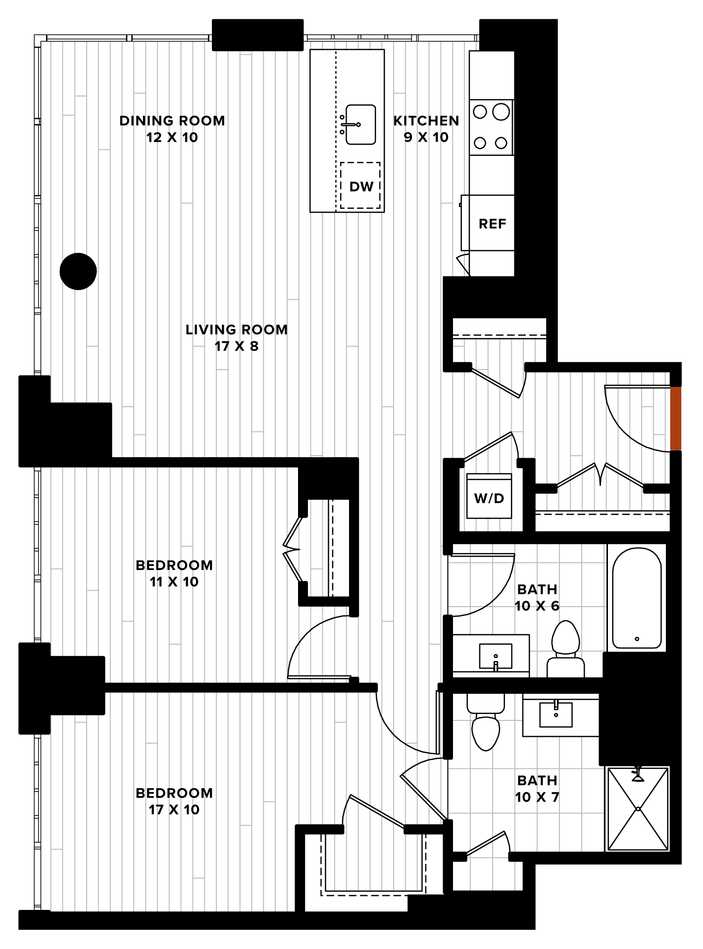 floorplan image of unit 0402