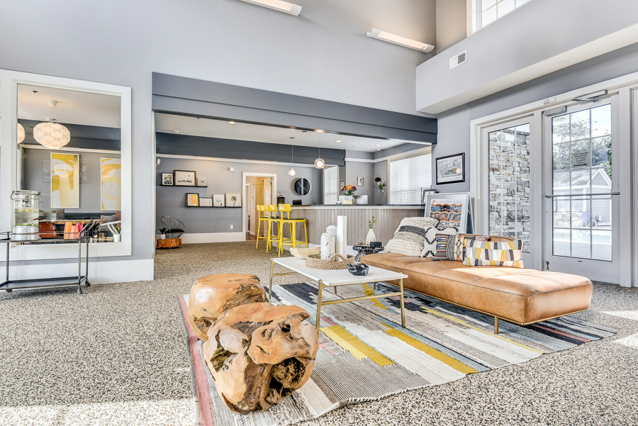 the nest wilmington resident clubhouse lounge seating