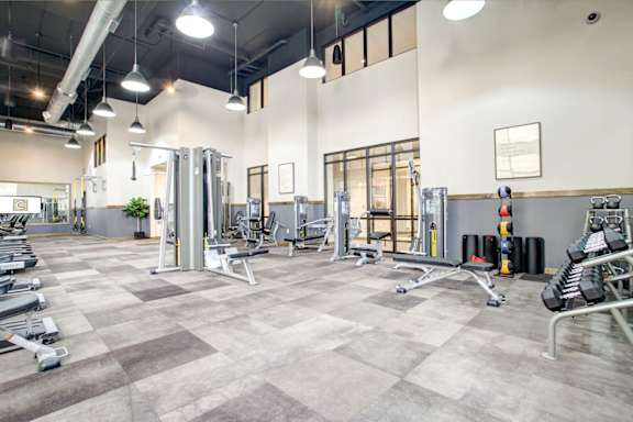 Fitness Center at The Cosmopolitan Apartments, Tulsa, Oklahoma
