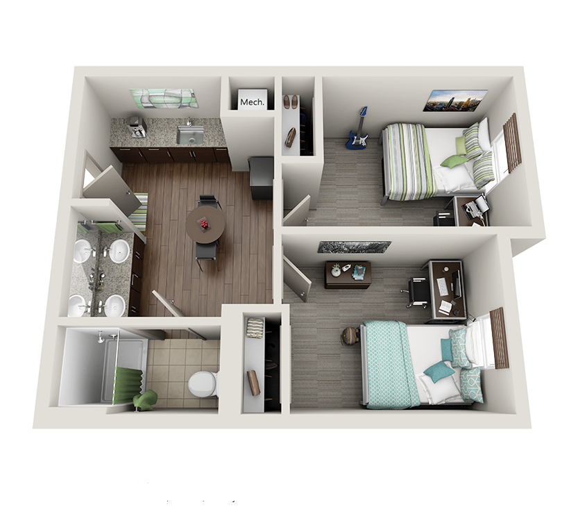 2 Bedroom Suite