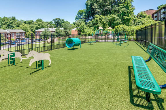 Dog Park Area at Padonia Village Apartments, Timonium, MD