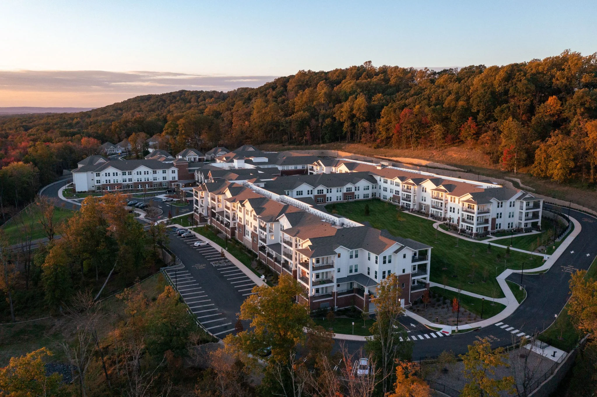aerial view of Delaney of Bridgewater