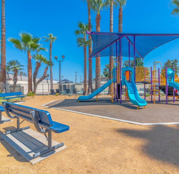 Park paly area at Serrano Apartments, West Covina