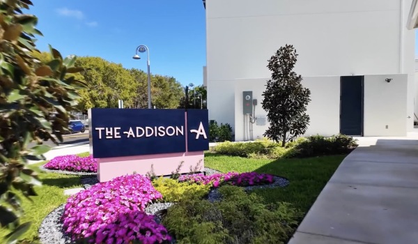 outside entrance and signage