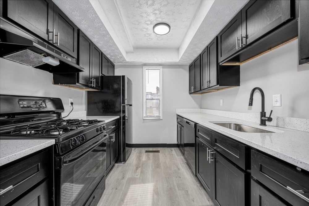 Kitchen area of Villages at Eden Crossing in Columbus, Ohio