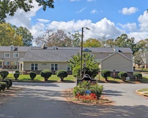 View floor plans at Colonial Village in Salisbury, North Carolina