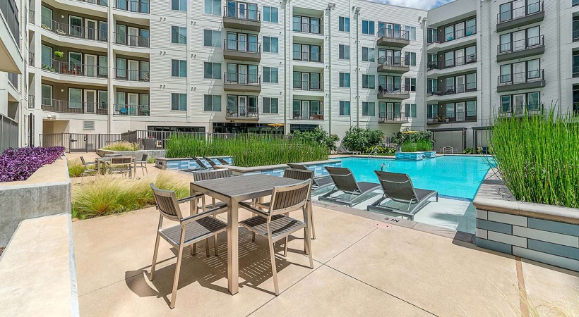 Axis 110 poolside patio