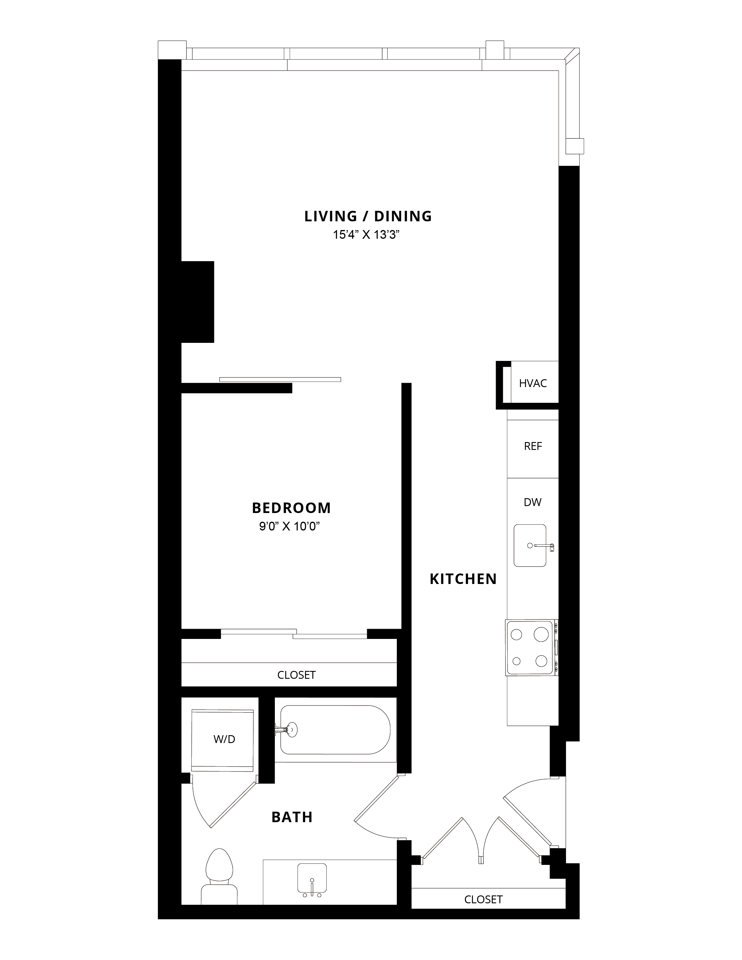 Floor Plan Image of Apartment Apt 2201