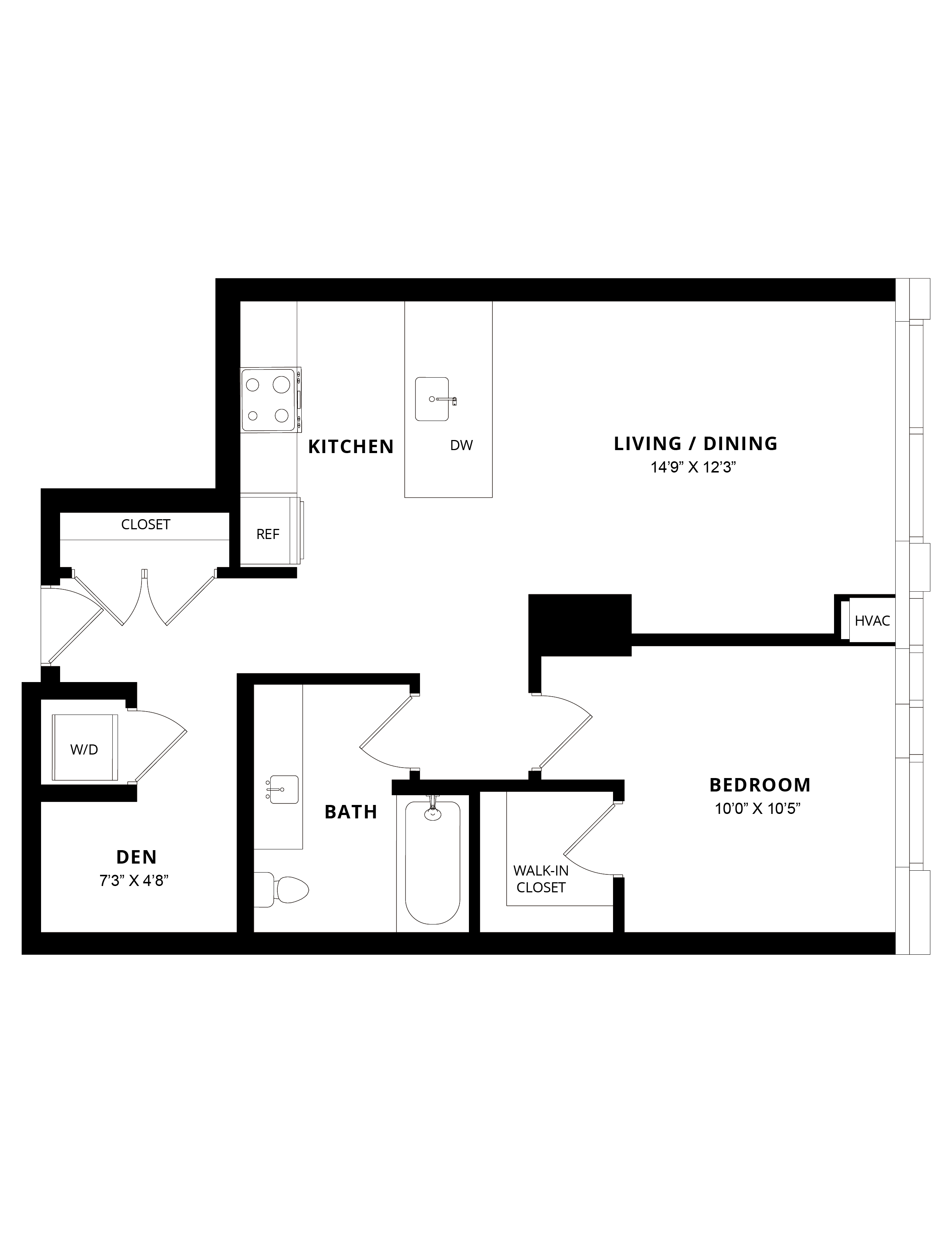 Floor Plan Image of Apartment Apt 2003