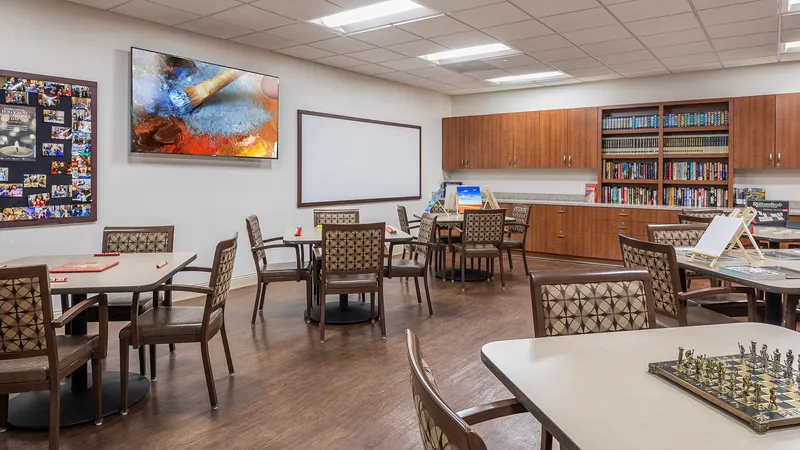 Community events space for art and games