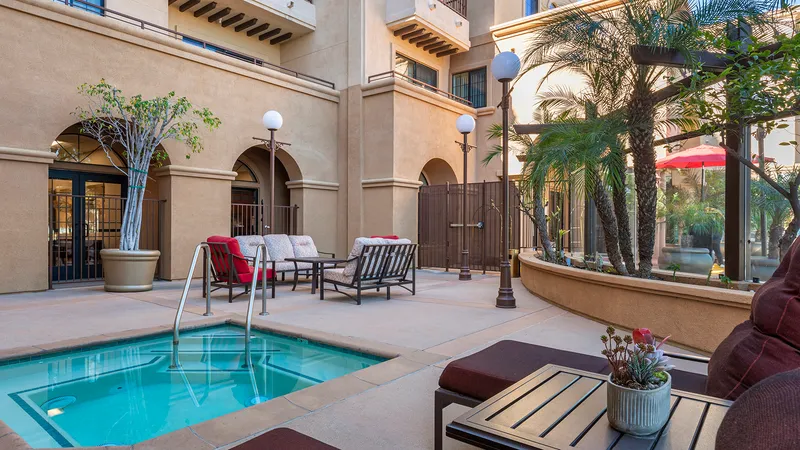 Outdoor hot tub
