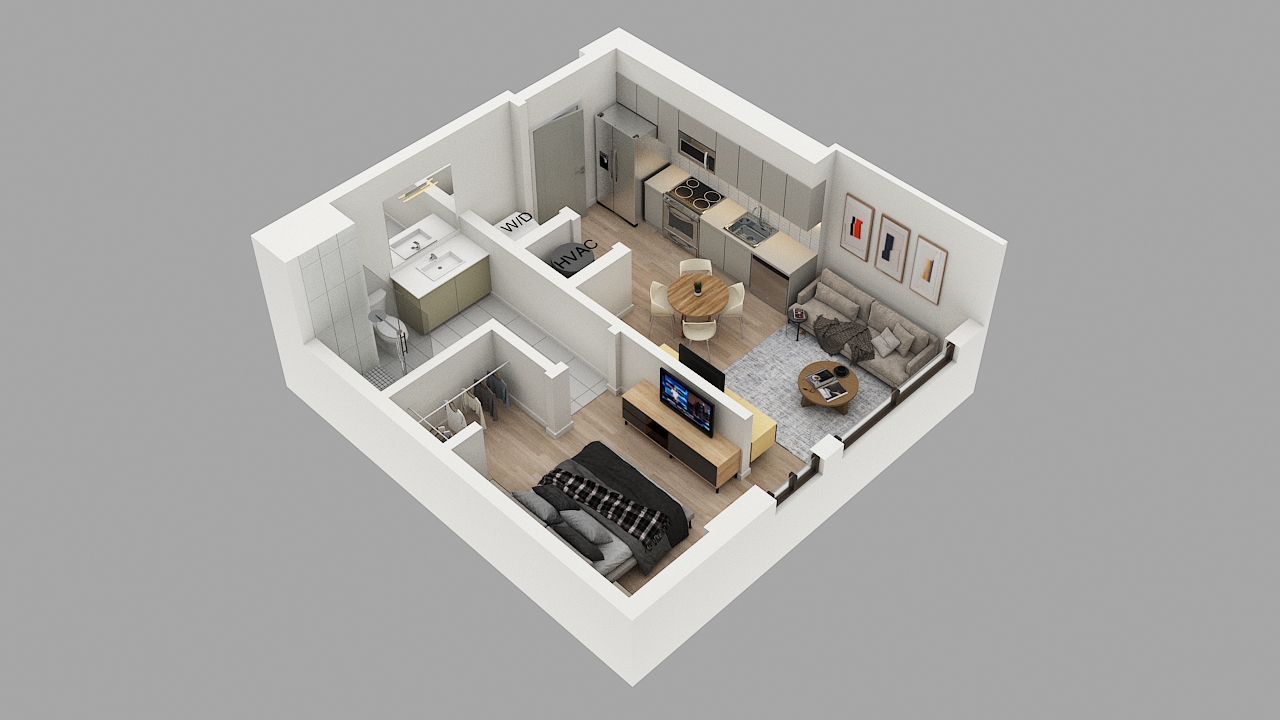 Apartment 0603 floorplan