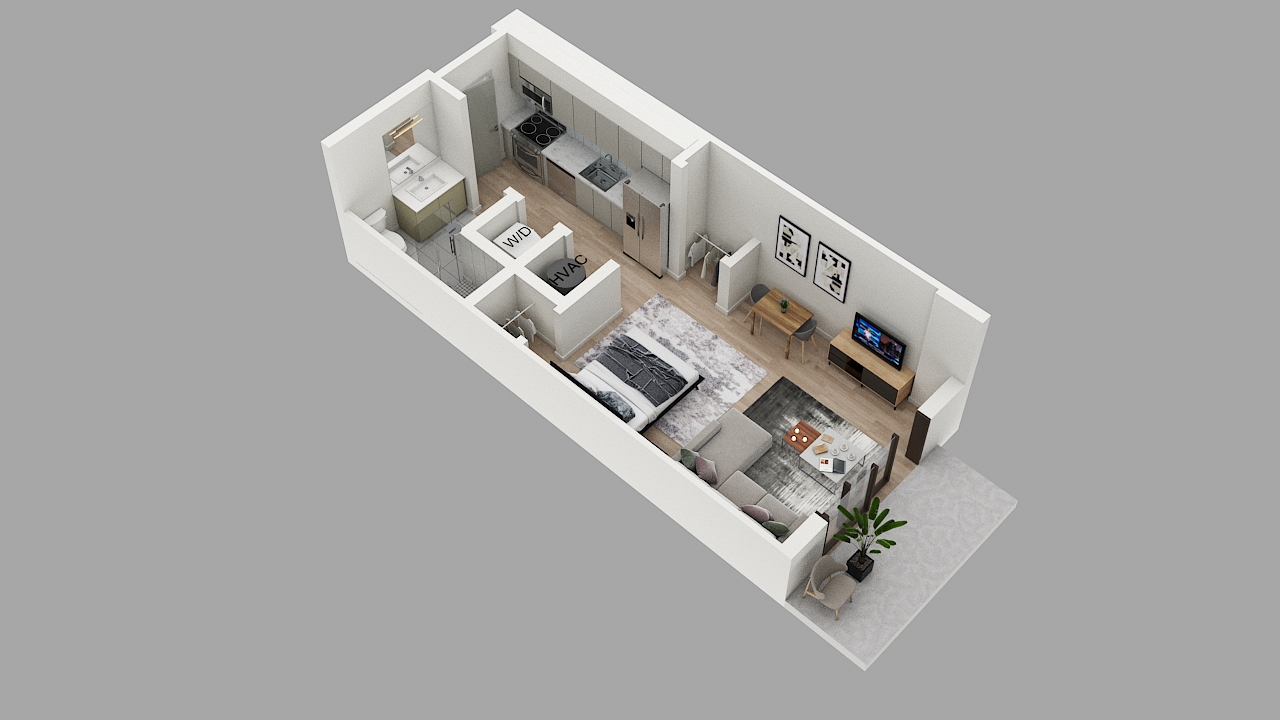 Apartment 0213 floorplan