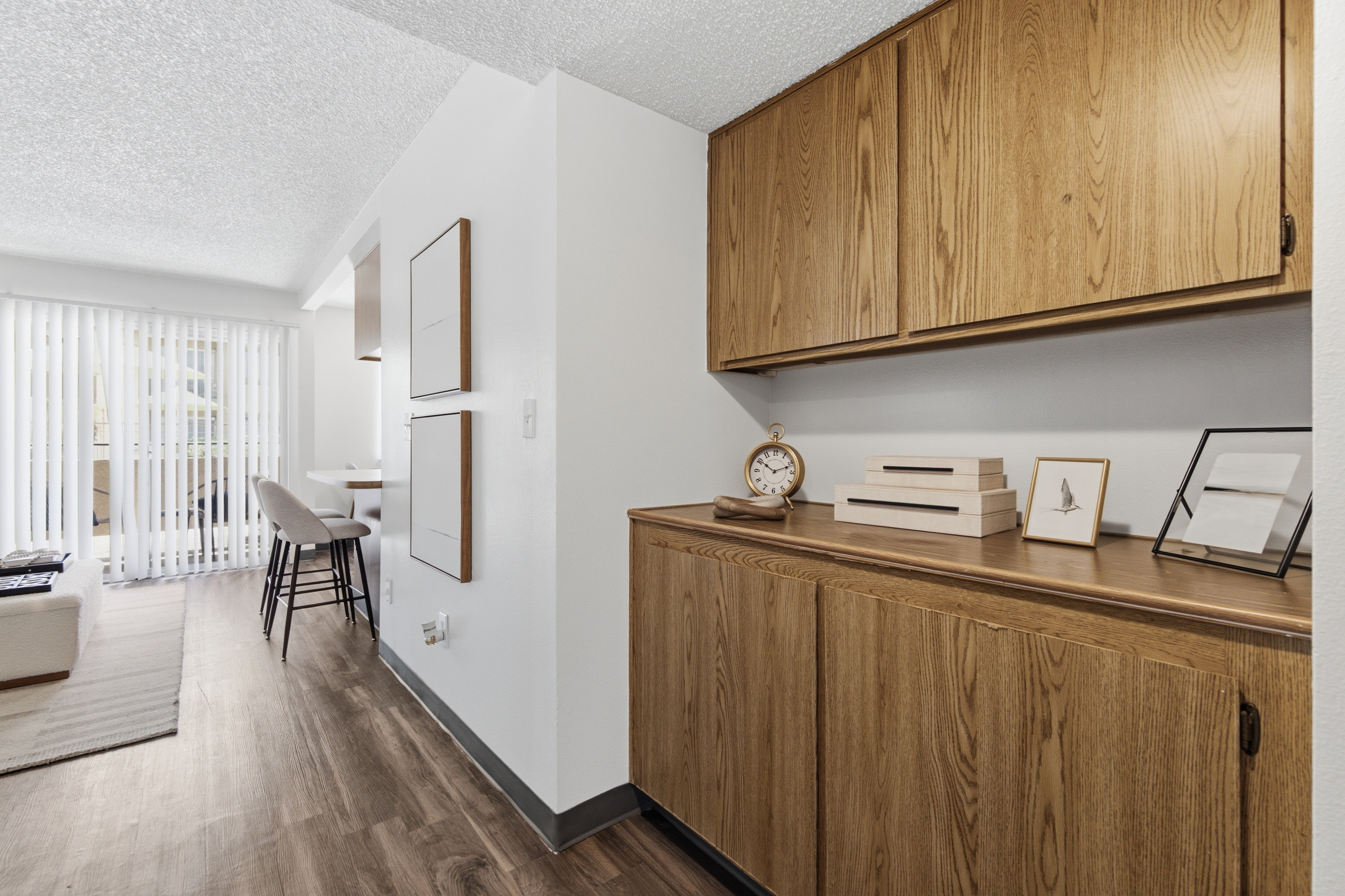 Hallway cabinets