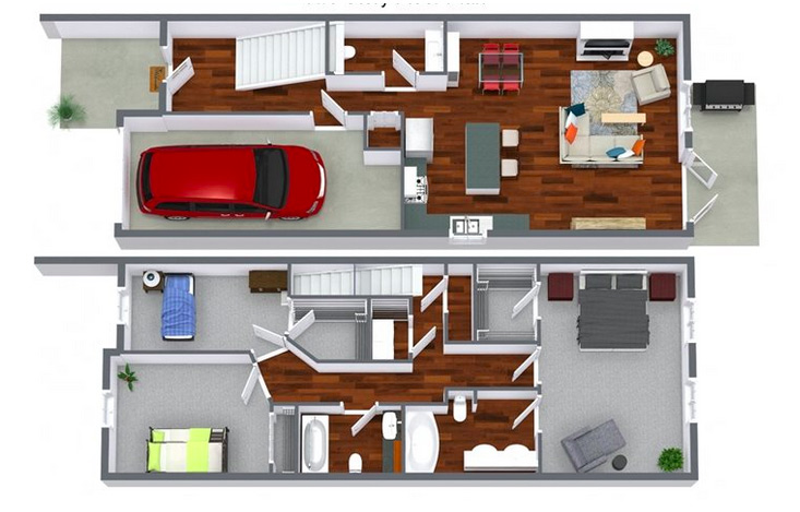 The Townes at Converse luxury townhomes in Spartanburg, SC