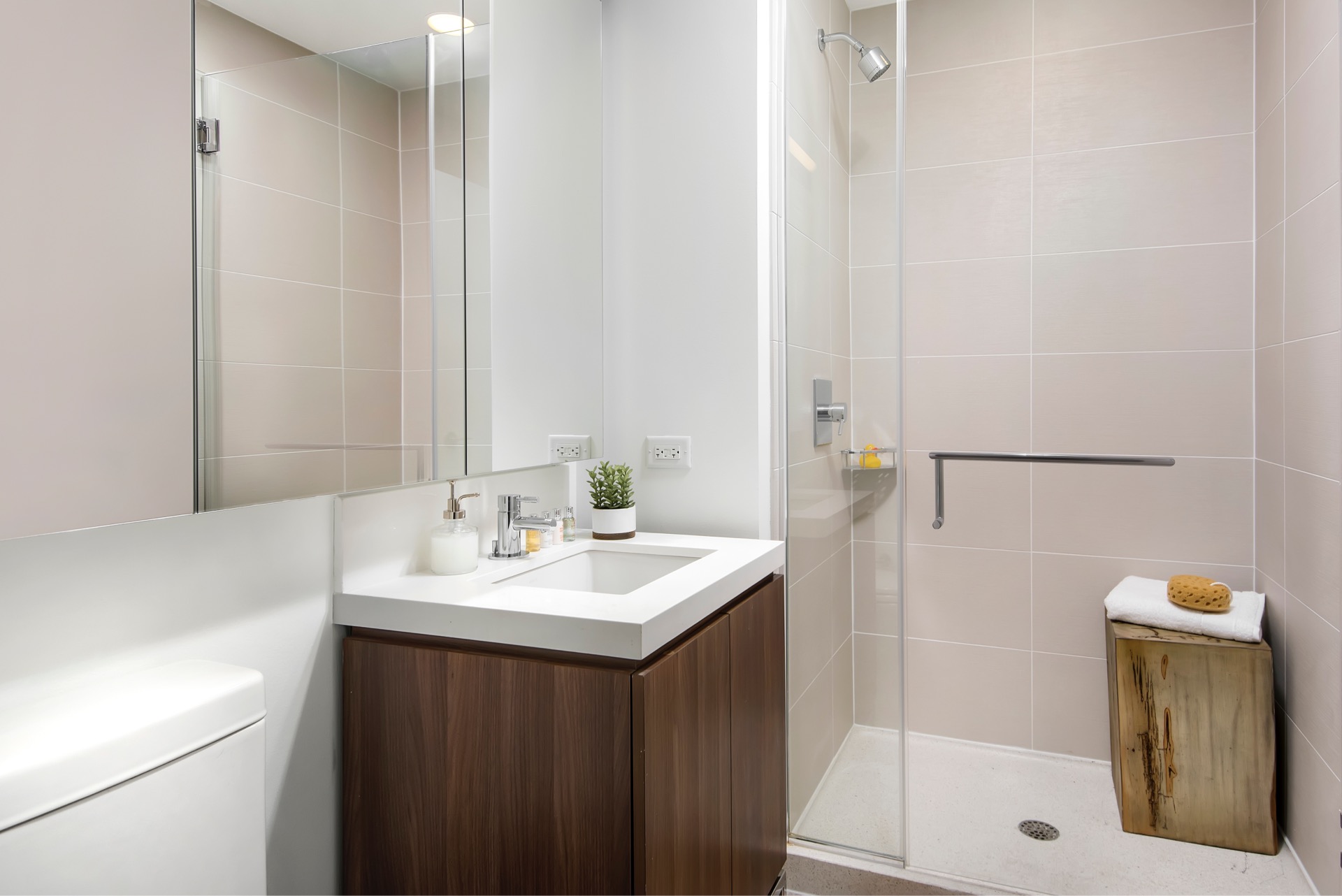 2-bedroom model apartment