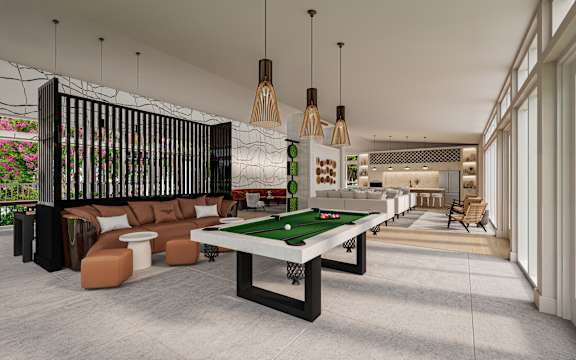 Resident social lounge at The Renaissance Naples, FL
