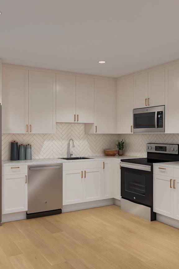 Modern kitchen design at The Renaissance Naples, FL