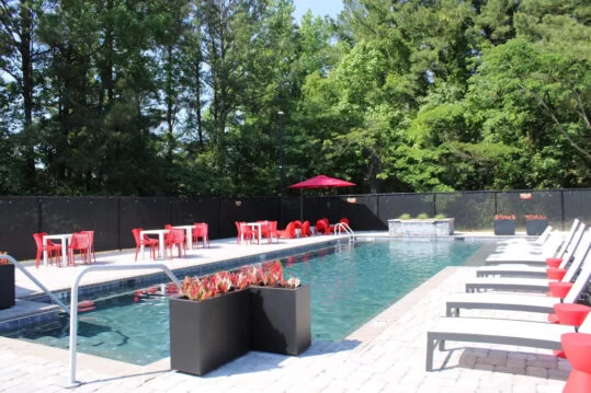 resort style pool