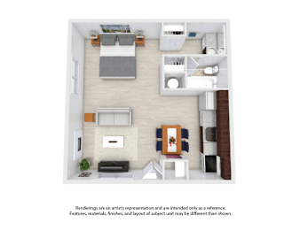 Studio A at Avia Lofts at Maple Road, Amherst, NY, New York