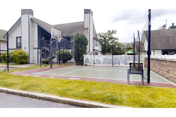 Full Outdoor Basketball Court at Avia Lofts at Maple Road, Amherst, New York