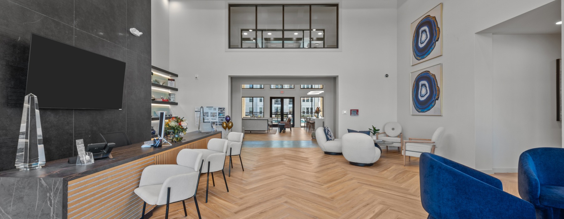 interior of clubhouse