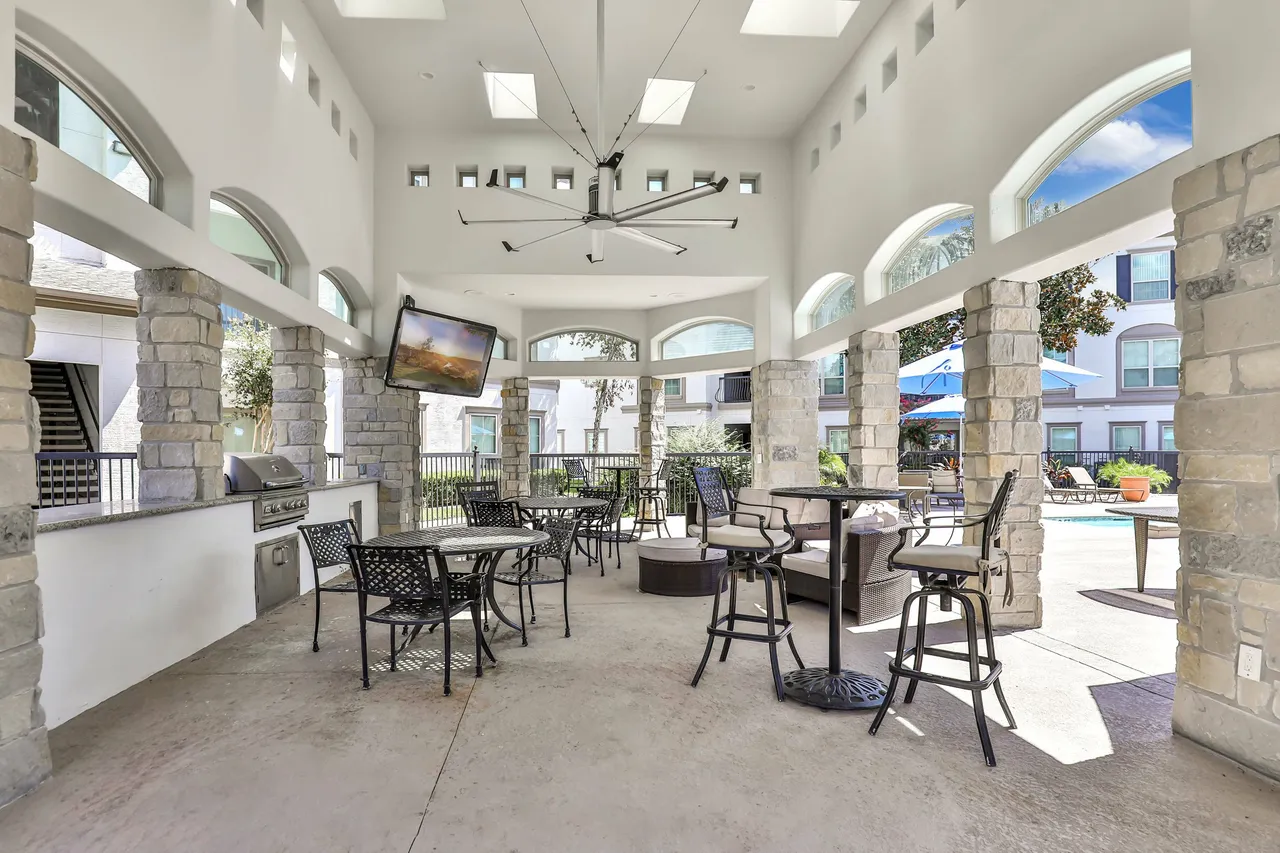 Multiple lounging areas