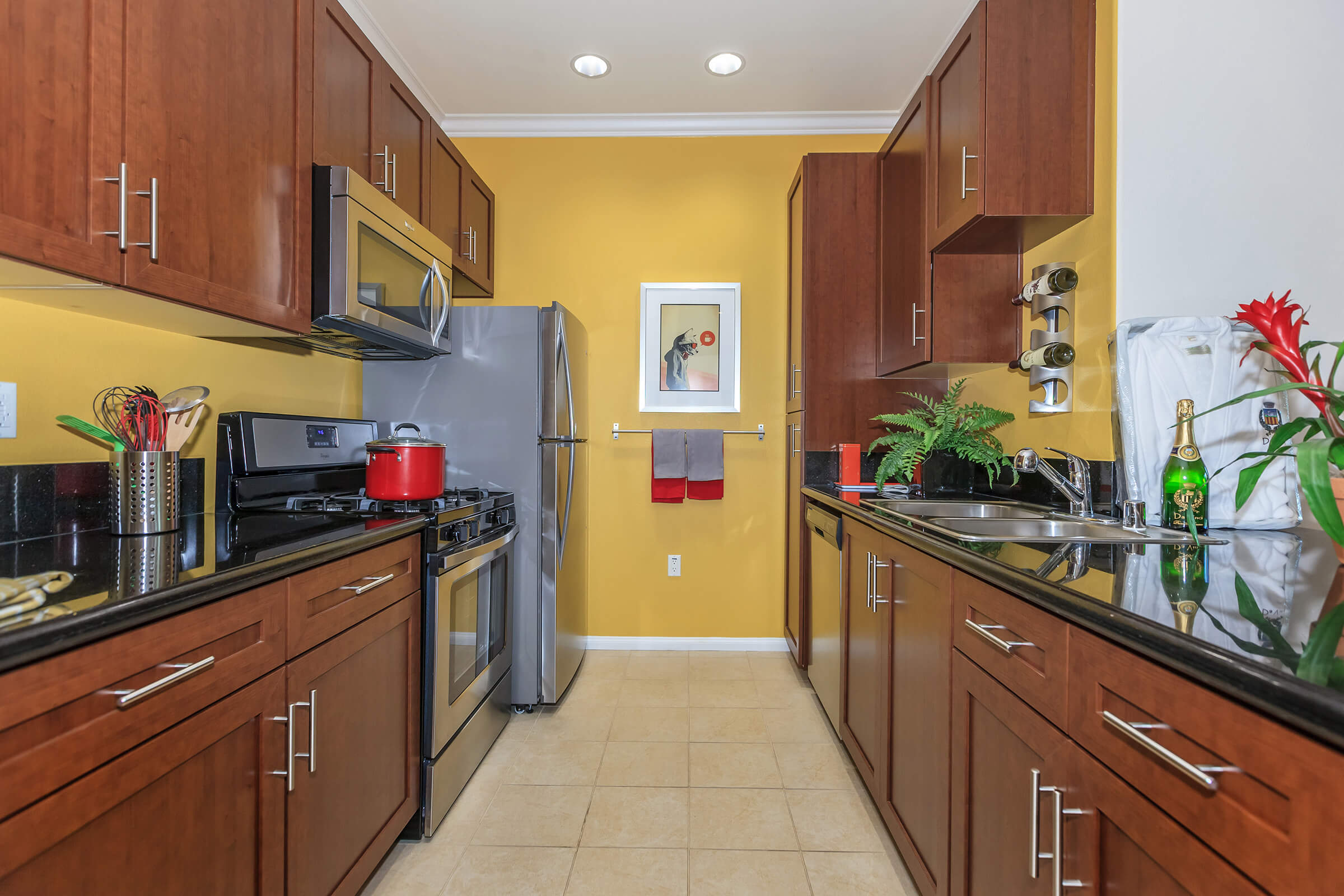 Gourmet Kitchens in Our Apartments